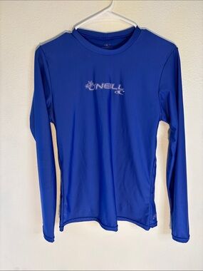 O'Neill Royal Blue Long-Sleeve Swim Top SPF 50+ -465sku